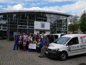 Caddyfreunde zu Besuch im Autohaus Trompeter in Lünen - Brambauer