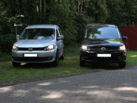 VW Caddy (Modell 2C) und der neue Caddy 4